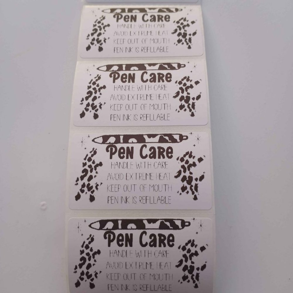 💙100 Pen Care- Thermal Labels Stickers 2.25"x1.25"💙